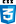 css3 mini logo