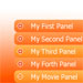 Accordion Panel V3 Theme Orange U2