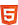 html5 mini logo